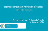 FUENTE DE INFORMACIÓN PROTECCIÓN ESPECÍFICA Y DETECCIÓN TEMPRANA Dirección de Epidemiología y Demografía.