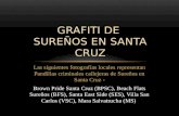 Las siguientes fotografías locales representan Pandillas criminales callejeras de Sureños en Santa Cruz - Brown Pride Santa Cruz (BPSC), Beach Flats Sureños.