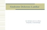 Síndrome Doloroso Lumbar Dr. Heriberto de la Luz Mora Ortopedia y Traumatología.