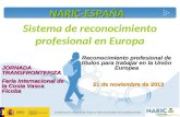 Subdirección General de Títulos y Reconocimiento de Cualificaciones Sistema de reconocimiento profesional en Europa Reconocimiento profesional de títulos.