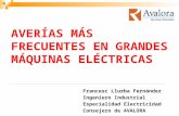 SEGURO DE AVERÍA DE MAQUINARIA, COBERTURAS Y EXCLUSIONES Francesc Llurba Fernández Ingeniero Industrial Especialidad Electricidad Consejero de AVALORA.