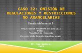 CASO 32: OMISIÓN DE REGULACIONES Y RESTRICCIONES NO ARANCELARIAS Cuentos Aduaneros I Universidad Autónoma de San Luis Potosí Facultad de Economía Presenta: