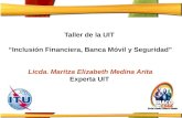 Taller de la UIT “Inclusión Financiera, Banca Móvil y Seguridad” Licda. Maritza Elizabeth Medina Arita Experta UIT.