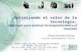 Av. Nuevo León 54-501, Hipódromo Condesa CP 06100, México DF +52 55 5256 1426, Fax +52 55 5553 4641  Optimizando el valor de la tecnología;