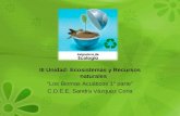 III Unidad: Ecosistemas y Recursos naturales Los Biomas Acuáticos 1° parte C.D.E.E. Sandra Vázquez Coria.