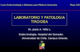 LABORATORIO Y PATOLOGIA TIROIDEA Endocrinología, Hospital del Salvador, Universidad de Chile, Campus Oriente. Dr. Jesús A. Véliz L. VI Curso Endocrinología.