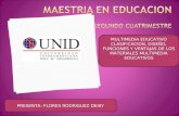 MULTIMEDIA EDUCATIVO CLASIFICACION, DISEÑO, FUNCIONES Y VENTAJAS DE LOS MATERIALES MULTIMEDIA EDUCATIVOS PRESENTA: FLORES RODRIGUEZ DEISY.