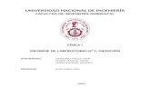 INFORME DE LABORATORIO Nº1 (FISICA I)