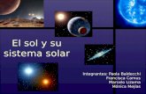 El sol y su sistema solar Integrantes: Paola Baldecchi Francisca Camus Marcelo Lizama Mónica Mejías.