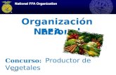 Organización Nacional FFA Concurso: Productor de Vegetales mgs.