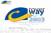 J ó v e n e s e n r u t a. rover way ¿Qué es rover way ? rover wayrover way es el nuevo Evento Europeo para guías y scouts entre 16 y 22 años. rover wayLa.