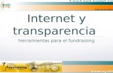 Internet y transparencia herramientas para el fundraising.