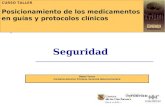 Seguridad Rafael Torres Farmacia Atención Primaria. Gerencia Ibiza-Formentera CURSO TALLER Posicionamiento de los medicamentos en guías y protocolos clínicos.