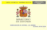 Subdirección General de Ordenación y Política de Enseñanza 1 NUEVO SISTEMA DE ENSEÑANZA MILITAR SUBDELEGACION DE DEFENSA DE GRANADA Granada 20/01/2010.