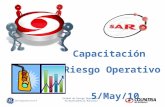 José Eliseo Parra Fonseca Director Riesgo Operativo Unidad de Riesgo Operativo Vicepresidencia Bancaria Capacitación Riesgo Operativo 5/May/10.