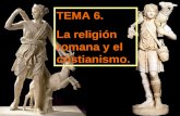TEMA 6. La religión romana y el cristianismo.. La religión romana. Repasamos la época histórica donde nos encontramos: Prehistoria: Aparición del hombre.