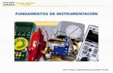 Jaime J. Rodríguez – Módulo Instrumentación Industrial CUC 2005 FUNDAMENTOS DE INSTRUMENTACIÓN.