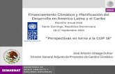 Financiamiento Climático y Planificación del Desarrollo en América Latina y el Caribe Reunión Anual 2010 Santo Domingo, República Dominicana 16 17 Septiembre.
