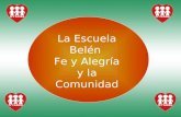 La Escuela Belén Fe y Alegría y la Comunidad. Después del terremoto de Managua del año 1972, mucha gente emigró hacia la ciudad de Estelí por considerarla.