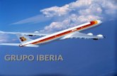 GRUPO IBERIA. Quiénes somos Más de 80 años en el negocio. Principales actividades: Transporte de pasajeros y carga Mantenimiento de aviones Asistencia.