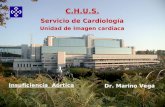 C.H.U.S. Servicio de Cardiología Insuficiencia Aórtica Dr. Marino Vega Unidad de Imagen cardiaca C.H.U.S. Servicio de Cardiología Insuficiencia Aórtica.