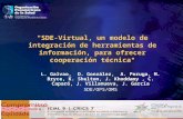 "SDE-Virtual, un modelo de integración de herramientas de información, para ofrecer cooperación técnica" L. Galvao, D. González, A. Peruga, M. Bryce, K.