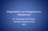 Diagnóstico por imágenes en Obstetricia Dr. Manrique Leal Mateos Medicina Materno Fetal HCG.
