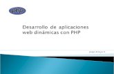 Jorge Arroyo H. Introducción Evolución de PHP ¿Qué se necesita para que PHP funcione? Ventajas y desventajas Principios básicos de programación con PHP.