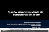 Diseño sismorresistente de estructuras de acero Ricardo Herrera Mardones Departamento de Ingeniería Civil, Universidad de Chile Santiago, Chile Marzo de.