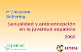 1 Iª Encuesta Schering Sexualidad y anticoncepción en la juventud española 2002.