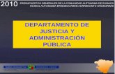 DEPARTAMENTO DE JUSTICIA Y ADMINISTRACIÓN PÚBLICA.