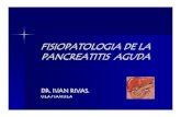 Pancreatitis aguda Fisiopatología
