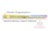 Diseño Ergonómico Ingeniería Humana e Impacto Ambiental.