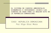 EL SISTEMA DE CUENTAS AMBIENTALES ECONOMICAS E INTEGRADAS (SCAEI):LAS CUENTAS DE AGUA PARA LA REGION ESTE DE LA REPUBLICA DOMINICANA. CASO: REPUBLICA DOMINICANA.
