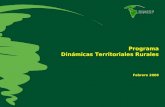 Programa Dinámicas Territoriales Rurales Febrero 2008.
