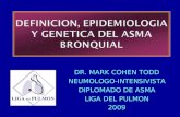DR. MARK COHEN TODD NEUMOLOGO-INTENSIVISTA DIPLOMADO DE ASMA LIGA DEL PULMON 2009.