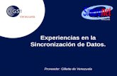 Experiencias en la Sincronización de Datos. Proveedor: Gillette de Venezuela Venezuela El Catálogo Electrónico de Venezuela.