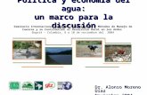 Política y economía del agua: un marco para la discusión Dr. Alonso Moreno Díaz Noviembre 2004 Seminario Internacional CONDESAN Experiencias y Métodos.