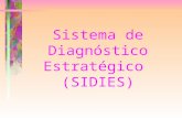 Sistema de Diagnóstico Estratégico (SIDIES). INTRODUCCION Sistema de Diagnostico Estratégico, se trata de preparar y planear las estrategias de intervención.