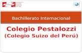 Colegio Pestalozzi (Colegio Suizo del Perú) Bachillerato Internacional.