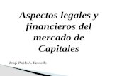 Prof. Pablo A. Iannello Aspectos legales y financieros del mercado de Capitales.