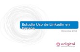 Estudio Uso de Linkedin en España Diciembre 2011.