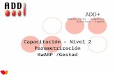 ADD+ Buenos Aires - Argentina Barcelona - España Capacitación – Nivel 2 Parametrización KwARP /Gestad.