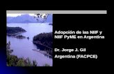 Adopción de las NIIF y NIIF PyME en Argentina Dr. Jorge J. Gil Argentina (FACPCE)