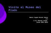 Visita al Museo del Prado María Zayda Prieto Barco 4ºC I.E.S Manuel Azaña Curso 2011-2012.