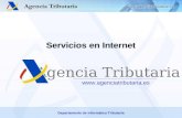 Departamento/ Servicio de …,Delegación Especial /Delegación de…, Administración de... Servicios en Internet  Agencia Tributaria.