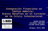 ARTURO GALINDO ALEJANDRO IZQUIERDO LILIANA ROJAS-SUÁREZ Managua, Marzo 2009 Integración Financiera en Centro América: Nuevos Desafíos en el Contexto de.