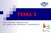 TEMA 3 LAS CUENTAS ANUALES (II): LA CUENTA DE PÉRDIDAS Y GANANCIAS.