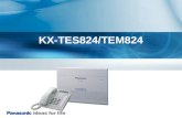 KX-TES824/TEM824. Sistema 1. Información del Sistema Todo el Sistema 1) Pre-instalado (a) DISA y OGM (OGM de 1ch de llamadas y 180 segundos para grabación.