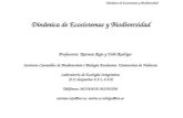 Dinámica de Ecosistemas y Biodiversidad Profesoras: Karmen Rojo y Toñi Rodrigo Instituto Cavanilles de Biodiversitat i Biologia Evolutiva. Universitat.